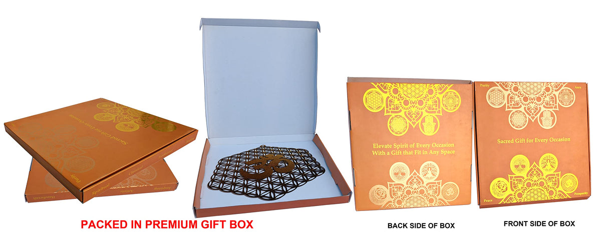 Wooden Sacred Geometry Wall Art – Multiple Designs & Finishes