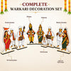 StepsToDo Vithoba Rukhamai Warkari Decoration Standee Set for Ganpati, Home Mandir, Pooja Room & Maharashtra Festival Décor