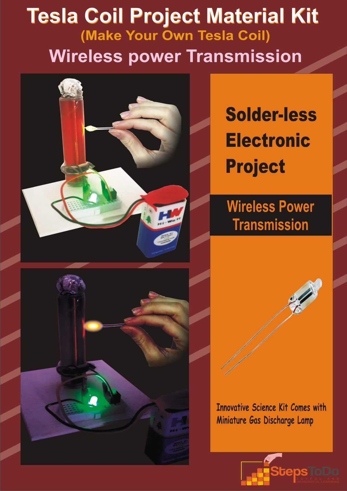 SaFaL Tesla Coil DIY Breadboard Kit with Circuit & Manual