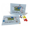 StepsToDo Handmade Clap Switch with Fan and LED Project on Cardboard with Complete Circuit – Ready to Use for Science Assignments, Exhibitions, and Teaching Aid
