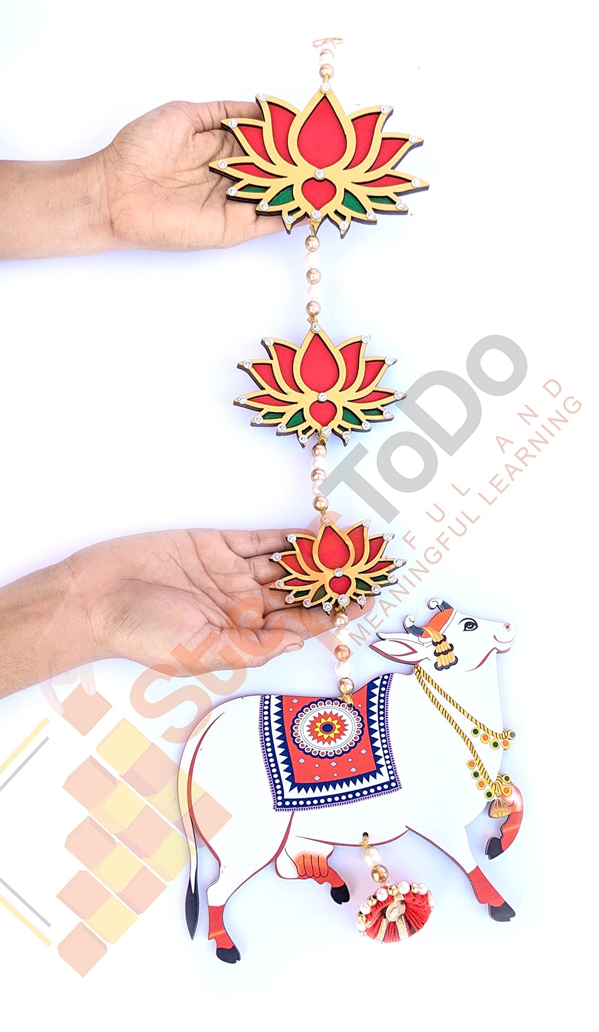 Lotus & Pichwai Cow Wall Hangings – Jhumki Style