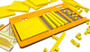 EVA Foam Base Ten Blocks with Place Value Mat, 130 Pcs