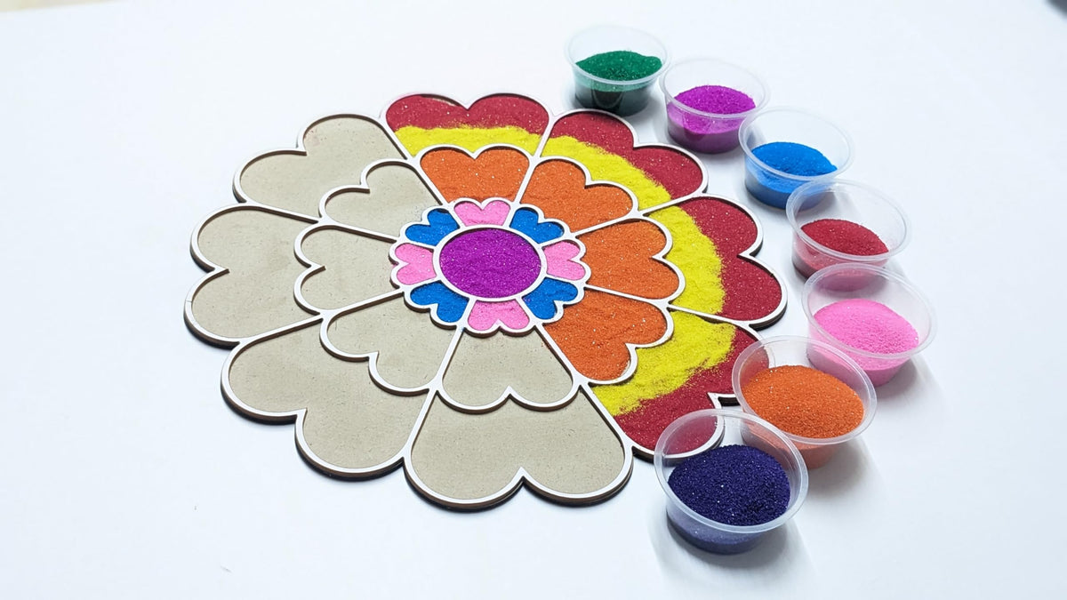 Reusable Floating Rangoli Mat – Design V