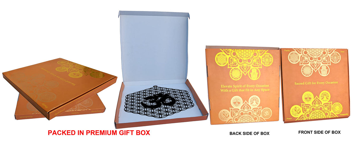 Wooden Sacred Geometry Wall Art – Multiple Designs & Finishes