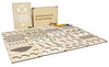 Wooden Learning Stencils with Storage Box – 25 Templates