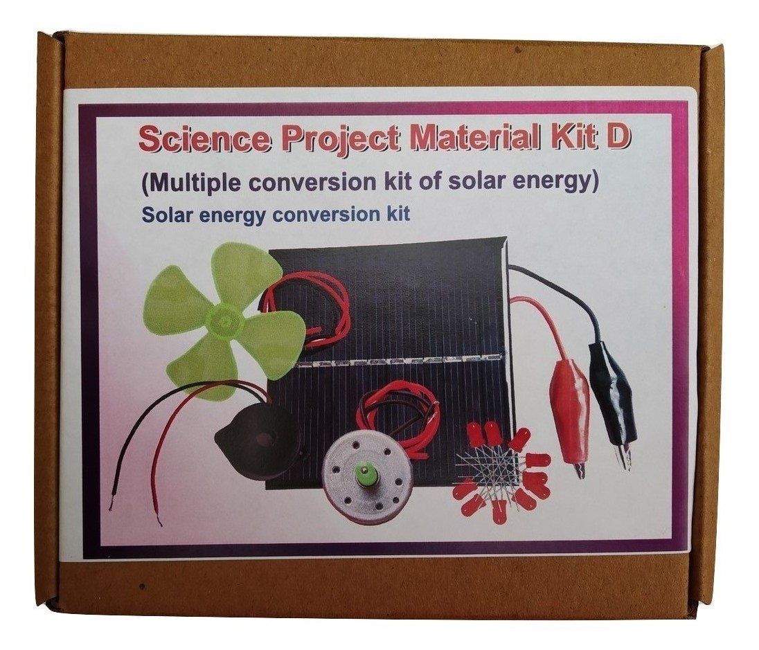 Solar Energy Conversion Kit – Project Materials Set D with Manual