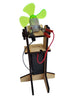 StepsToDo Rocket Style Standing Electrical Fan Making Kit. Educational Science Experiment Kit for School Children. Physics, Mechanics, Thermodynamics. Unisex, Ages 6-12.