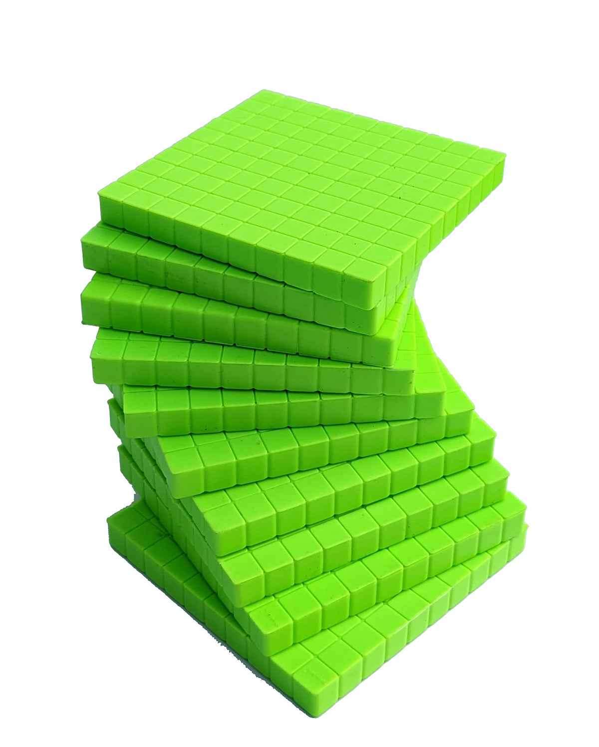 Base Ten Blocks Kit – 140 Pieces, Mats & Activity Book, Without Cube