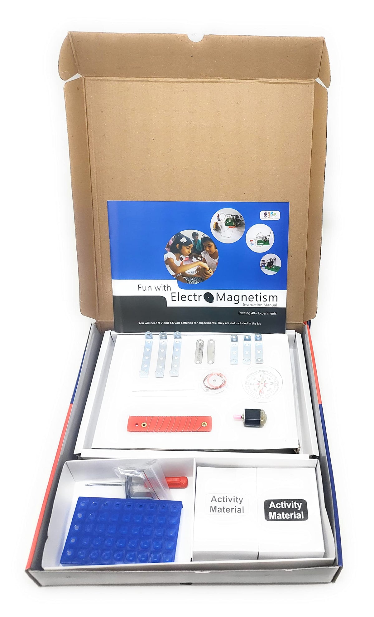 Electromagnetism Kit – 40 DIY Activities with Manual