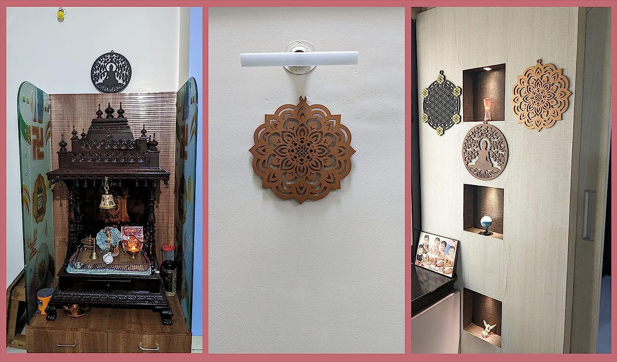 Tree of Life with Buddha – Hand-Painted Wall Art