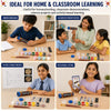 StepsToDo Kaleidoscope Making Kit for Kids | DIY Science & Art Activity