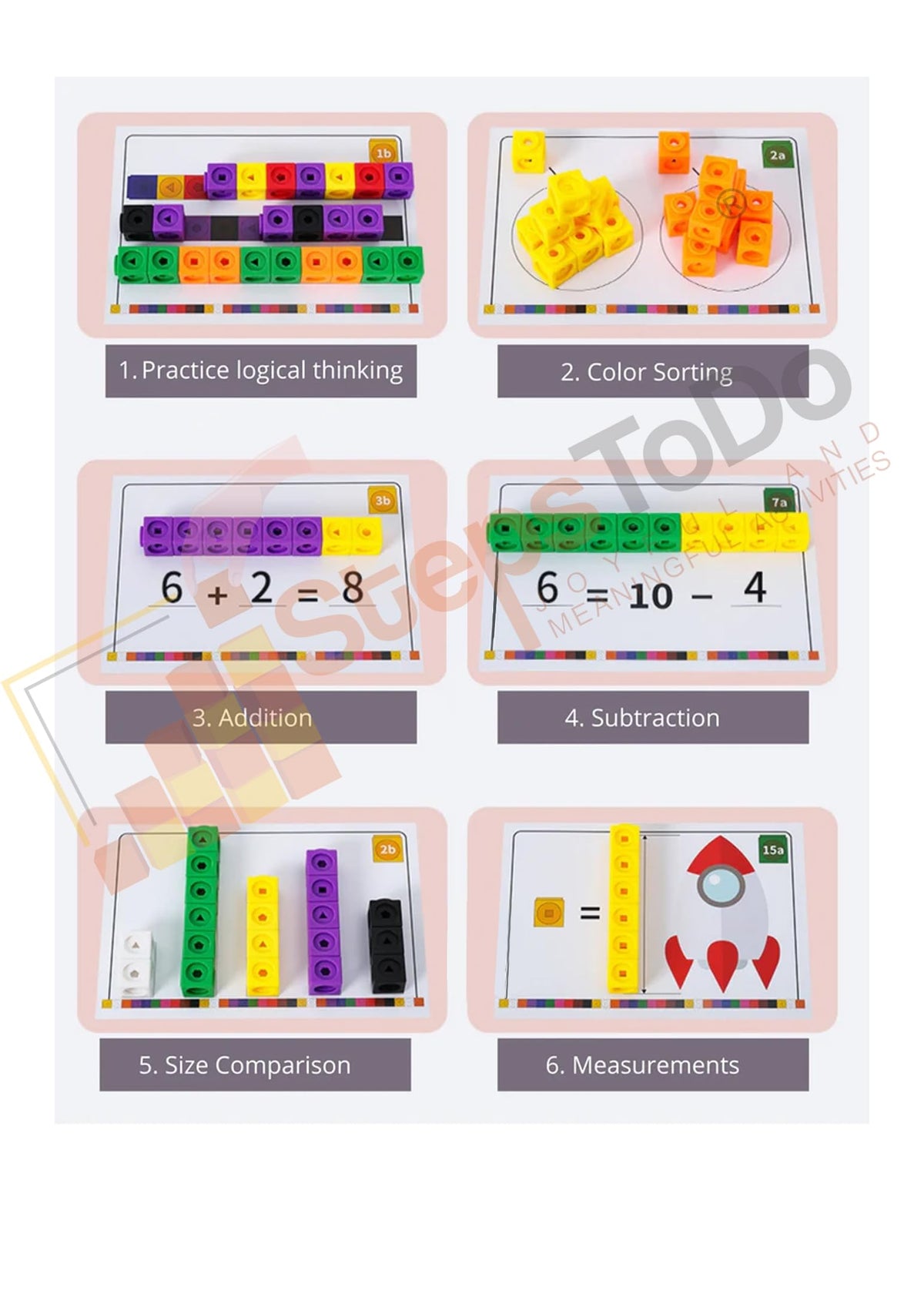 Number Cubes Kit for Counting, Patterns & Place Value