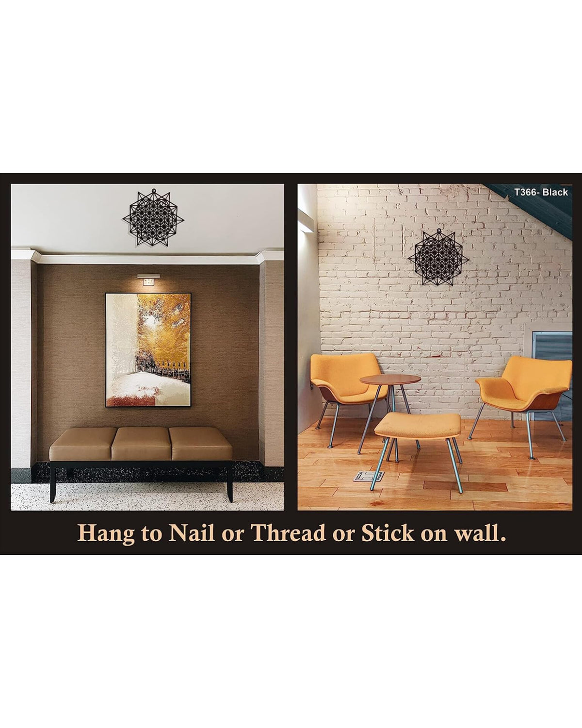 Tetrahedron Grid of Life – Hand-Painted Wooden Wall Art