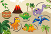 Fun with Dino | Kid's DIY Wooden Dinosaur Painting Craft Kit | Ideal for Home Schooling Activity