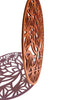 StepsToDo 'Lotus in Ring' (Metallic Bronze, 11.5 inch) | Wooden Sacred Geometry Art | Hand painted room hanging, wall decor | Spiritual Gift | Multiple design choices are available (T377)