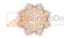 Reusable Rangoli Template Mat with Wooden Base 11.5 Inch (Design E) | Just Fill It Up with Rangoli, Flowers, Pulses | Traditional Art with Modern Day Ease of Use (T388_E)
