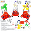 StepsToDo 3-in-1 Energy Conversion STEM Kit | Generate Electricity Using Water, Wind & Motion | DIY Science Kit with Generator, Turbine, Windmill, Hydroelectric Model