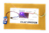 stepstodo clap switch working model. hand made. ready to use project with condensor mic. mic amplifier. flip - flop circuit- Multi color