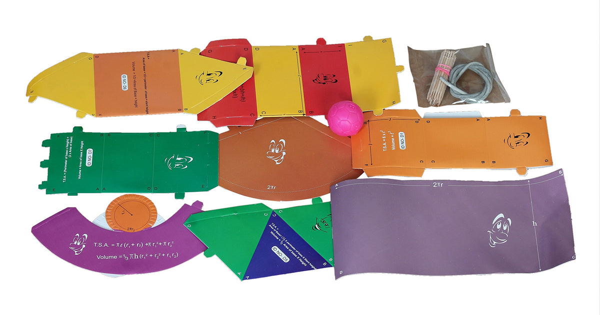 2D & 3D Geometrical Shapes Activity Kit