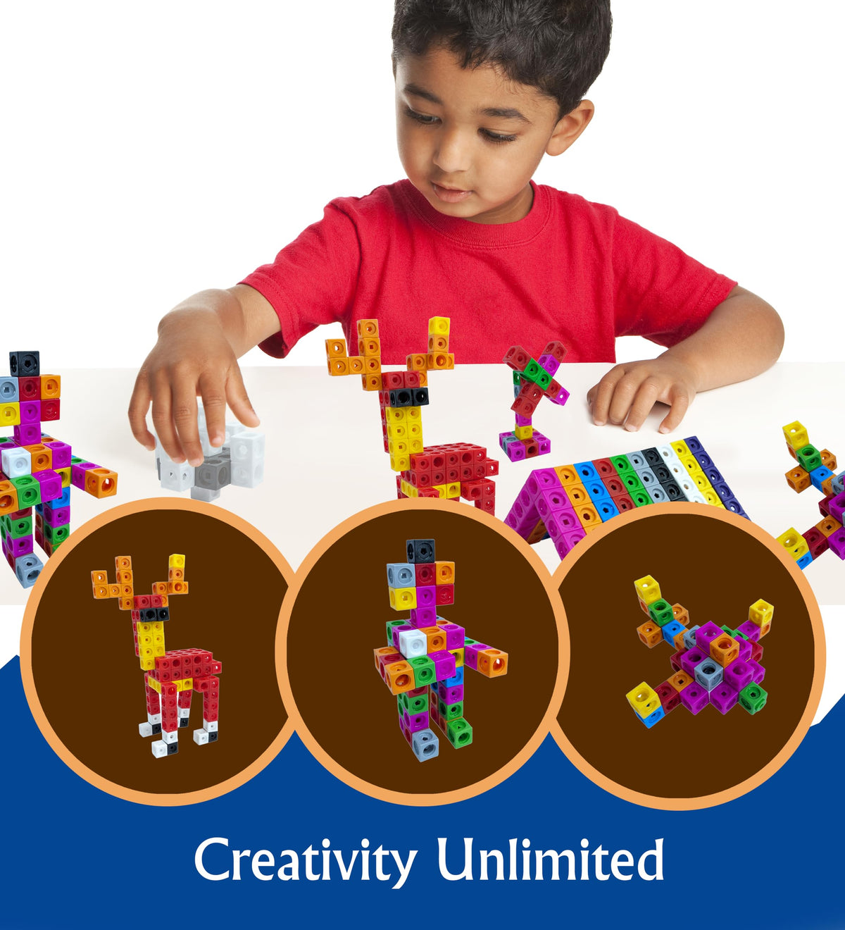 Linking Maths Cubes for Counting, Sorting & Patterns