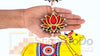 StepsToDo Pithcwai Cow and Lotus Hanging. Handmade Wall Decor. Jhumki Style Hanging. Cow Cutouts. for Home, Wedding and All Festivals Decor.