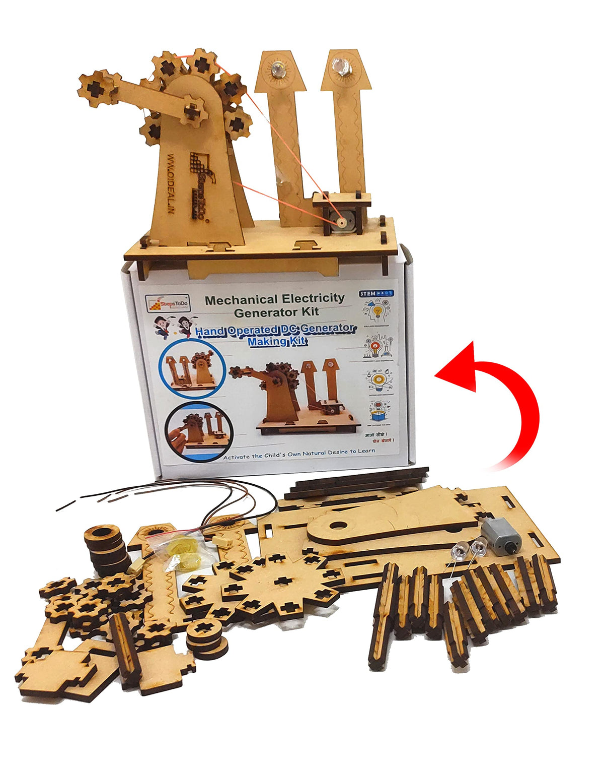 DIY Mechanical DC Generator Kit