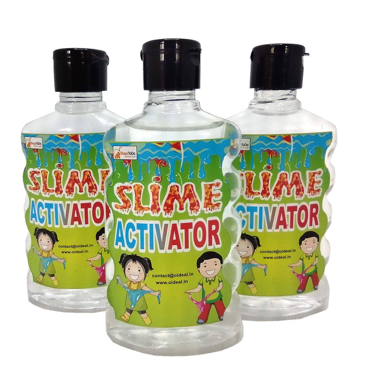 Clear Slime Activator – 600 ml, 3 × 200 ml Bottles