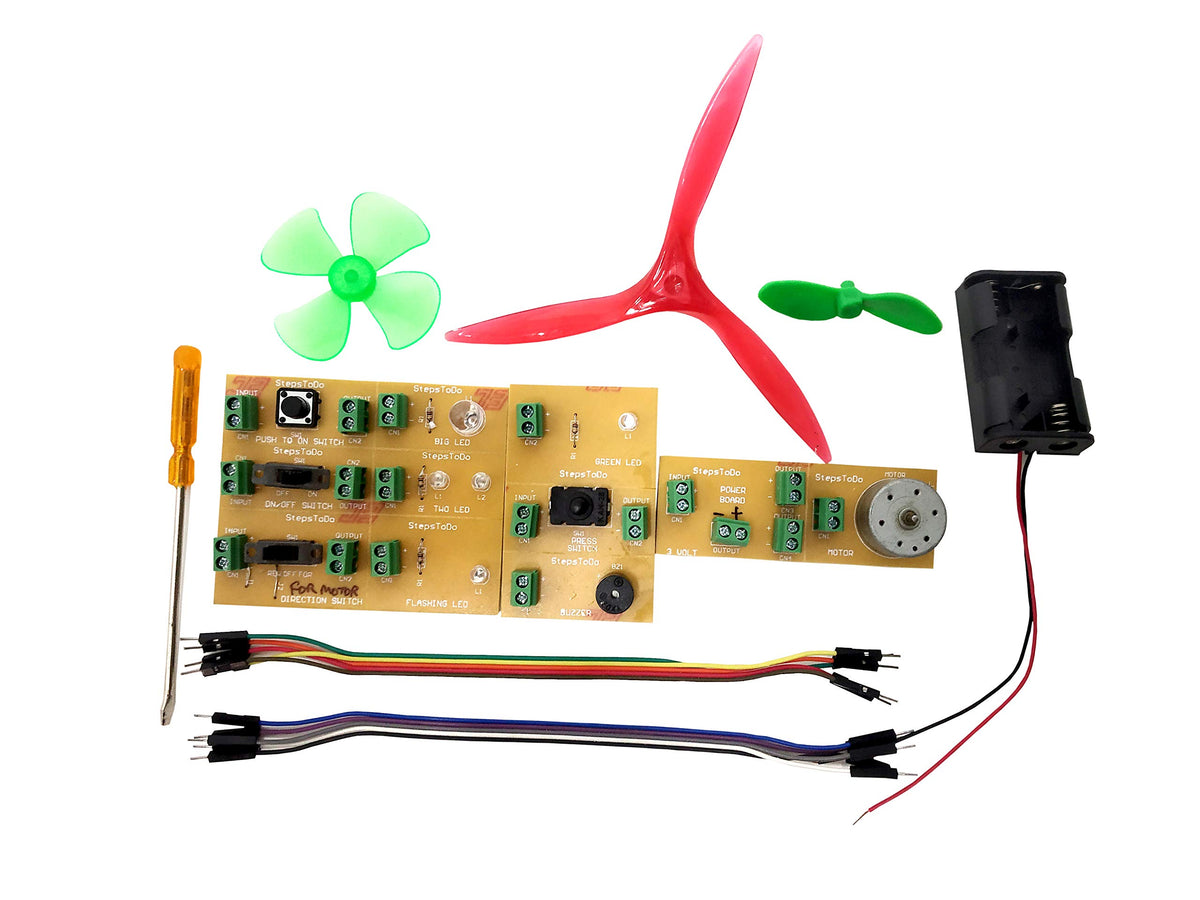 Electricity & Electronics Building Blocks Experiment Kit