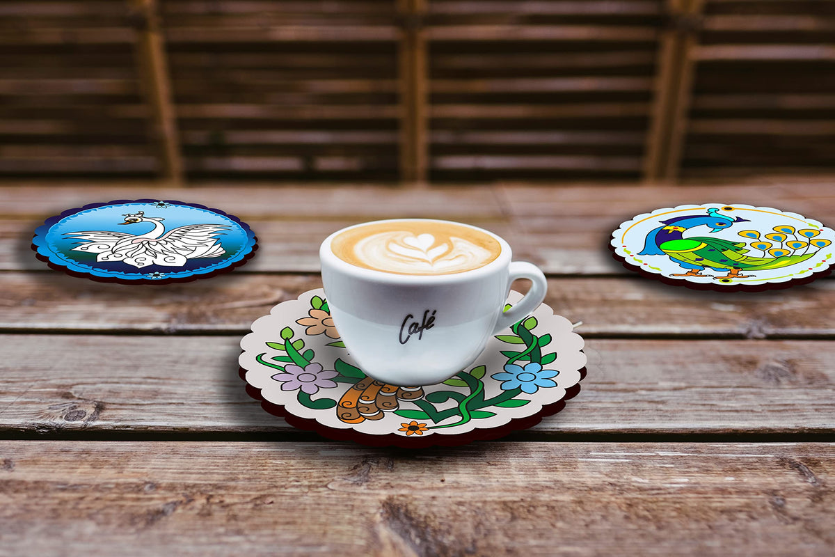 Pichwai Coaster Painting Kit A – Coasters & Wall Hangings