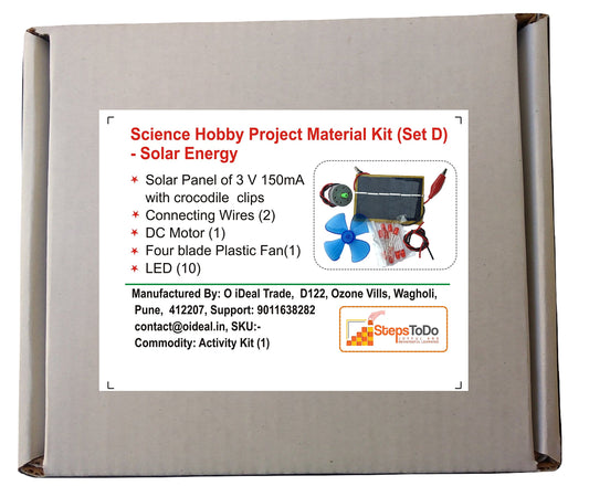 Solar Energy Project Materials Kit – Set D