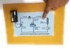 Pre-Assembled Capacitor Charging & Discharging Project – Cardboard Base