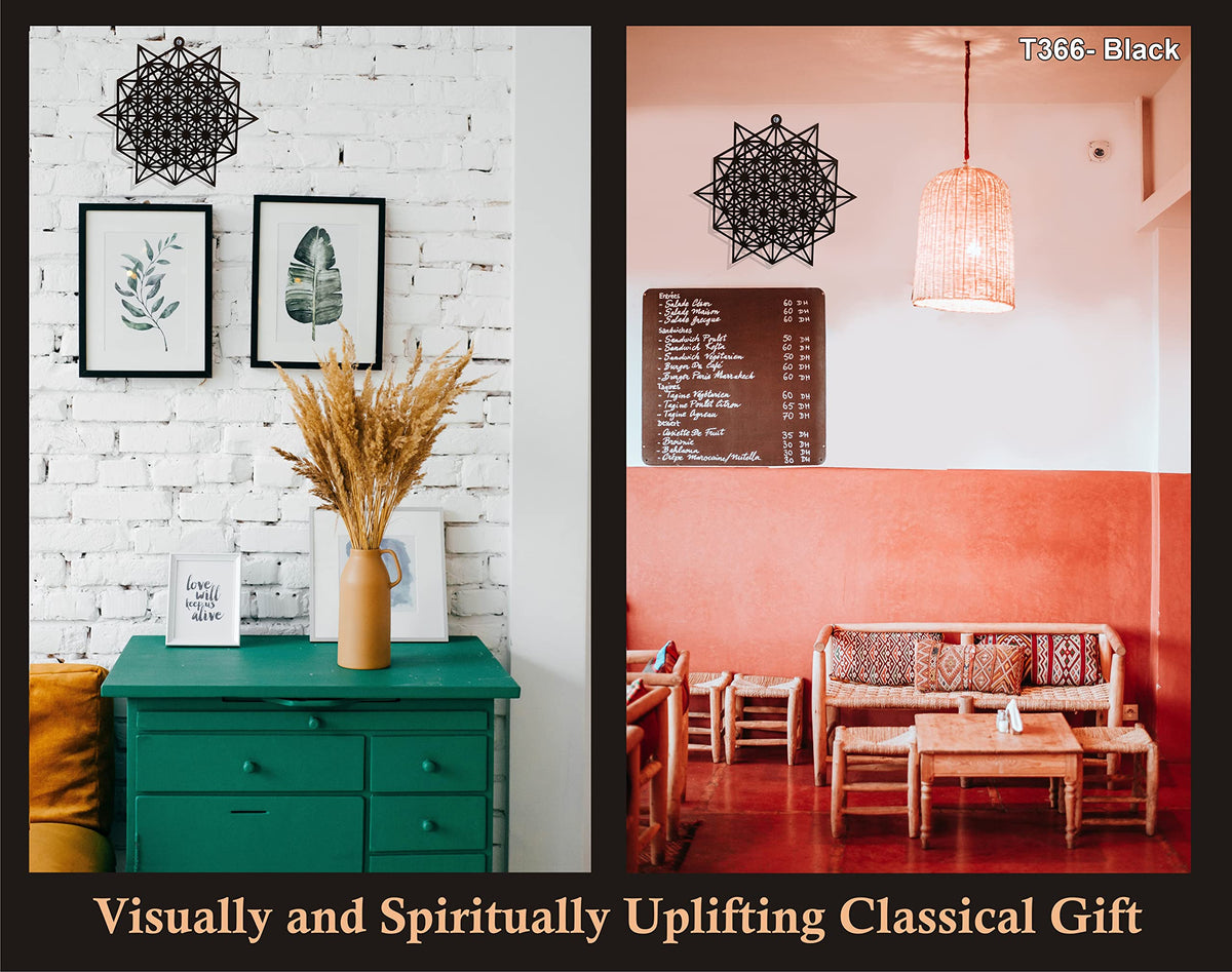 Wooden Sacred Geometry Wall Art – Multiple Designs & Finishes