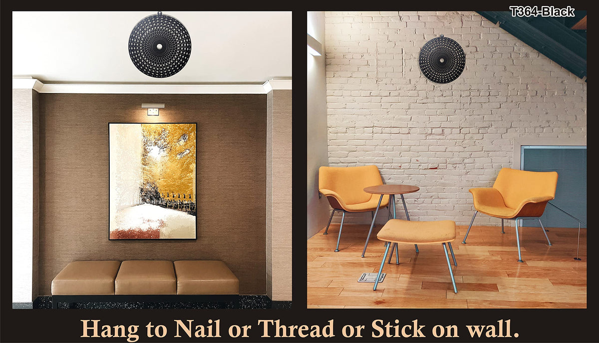 Round Torus Flower – Hand-Painted Wall Art