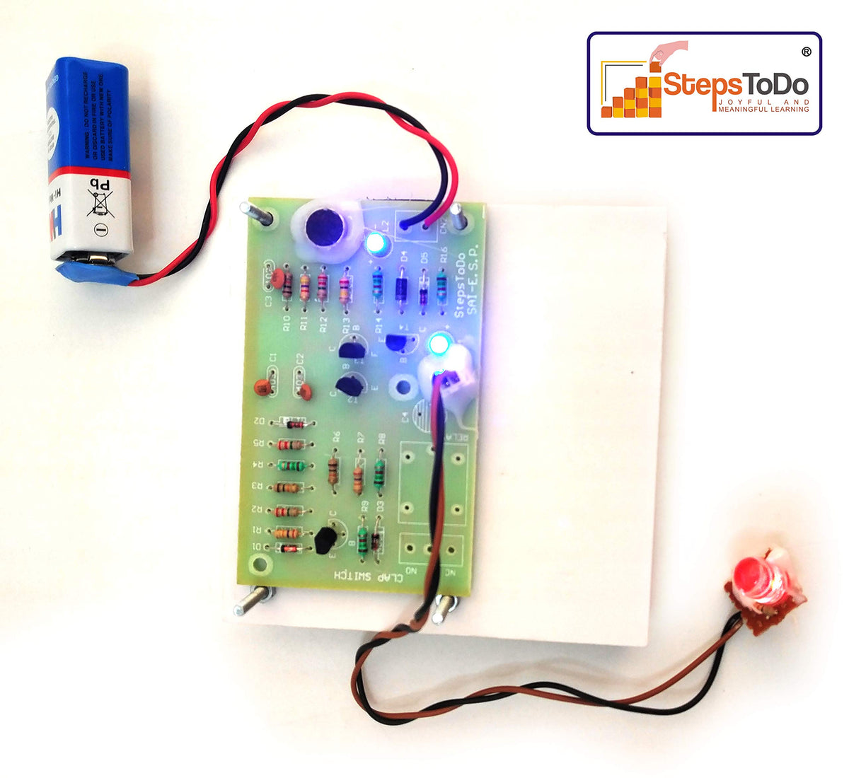 Ready-Made Clap Switch Model on PCB