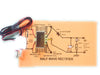StepsToDo Half Wave Rectifier|Demonstration Pre-Assembled Kit On Card-Board Base Ready For Use Project.|Multicolor