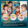 StepsToDo Maths Cubes & Face Plates with Activity & Puzzle Manual. Includes Ten Colors. Number Blocks. Maths Link Cubes. Creative Building Block. Counting Interlinking Cubes.