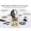 StepsToDo Benham Disc Teaching Aid | Optical Illusion & Persistence of Vision Demonstration Model | Science Lab Activity Teaching Learnig Material