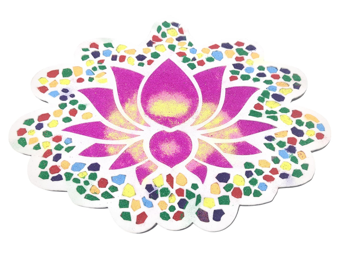 Shree Kamal Floating Rangoli Mats – Set of 2