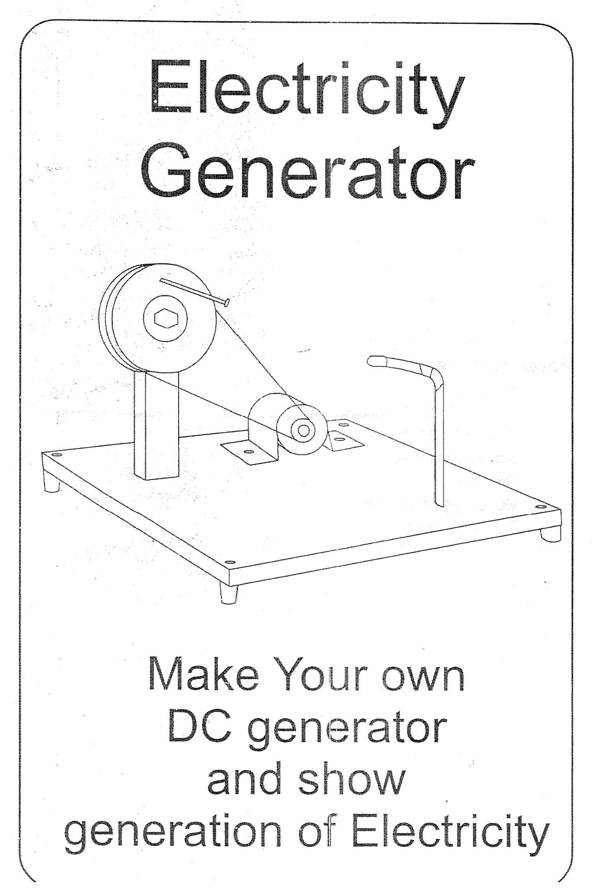 DIY DC Generator Making Kit