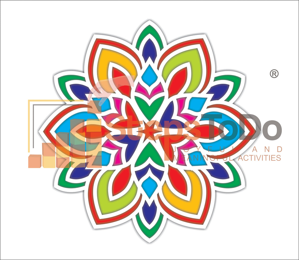 Reusable Rangoli Making Frame – Design Y