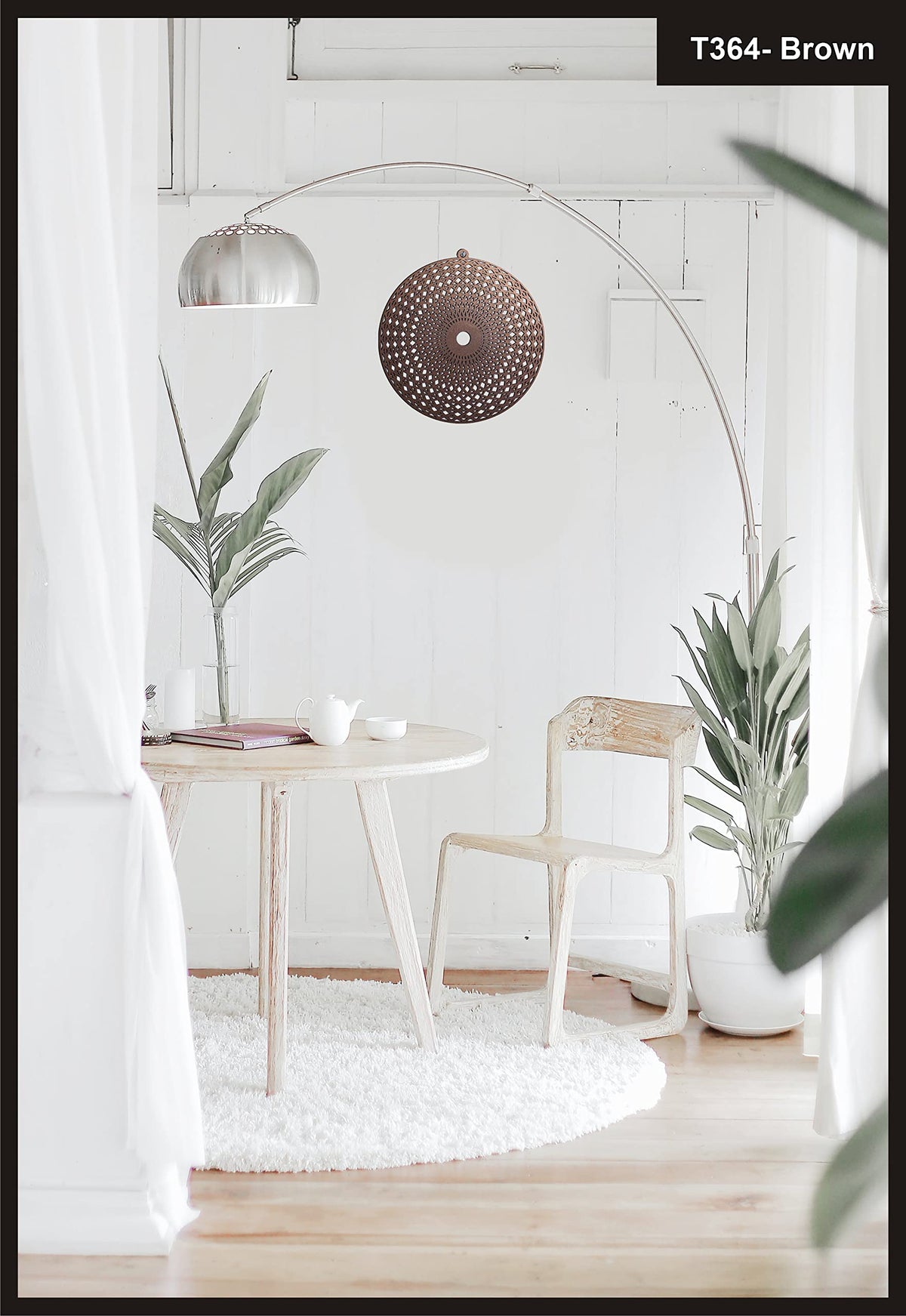 Round Torus Flower – Hand-Painted Wall Art