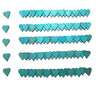 Ocean Blue Wooden Heart Cutouts – Pack of 100