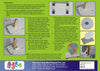 kutuhal motorized newton’s disk. do it yourself kit. science exploration school project.- Multi color