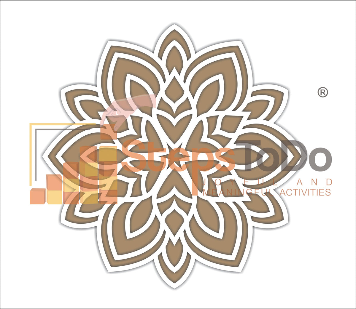 Reusable Rangoli Making Frame – Design Y