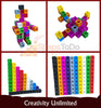 StepsToDo Hands-On Math Cubes for Counting, Linking, Sorting & Patterns