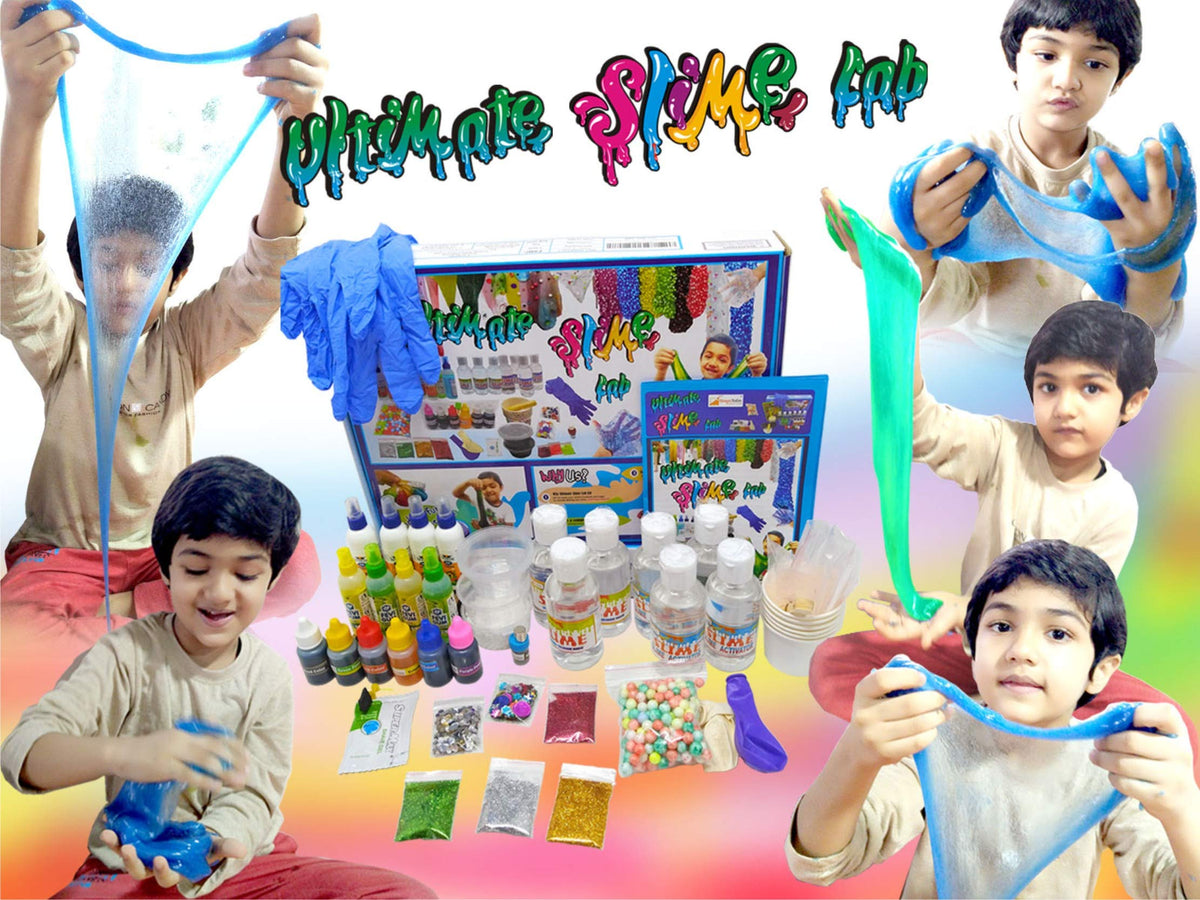 Slime Lab Jumbo Kit – Around 3 kg, 50+ Slimes & Activity Booklet