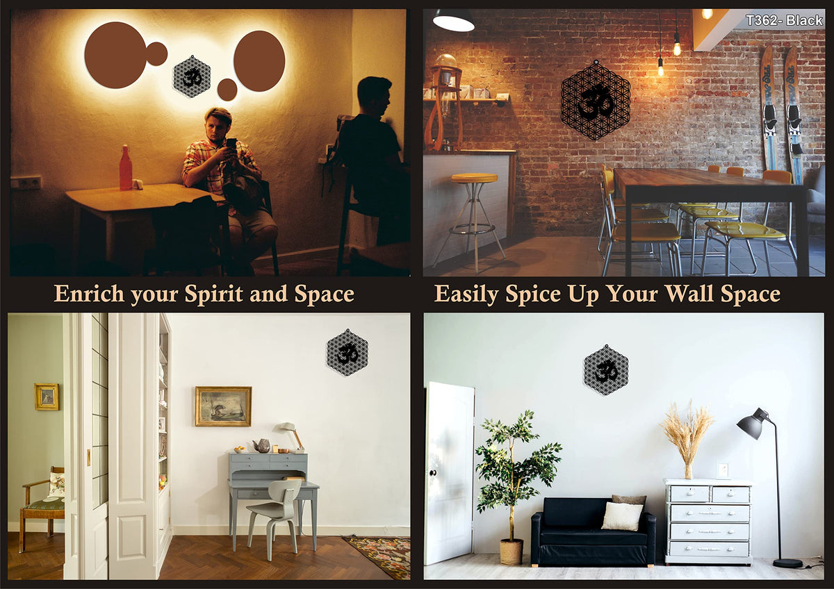 Wooden Sacred Geometry Wall Art – Multiple Designs & Finishes