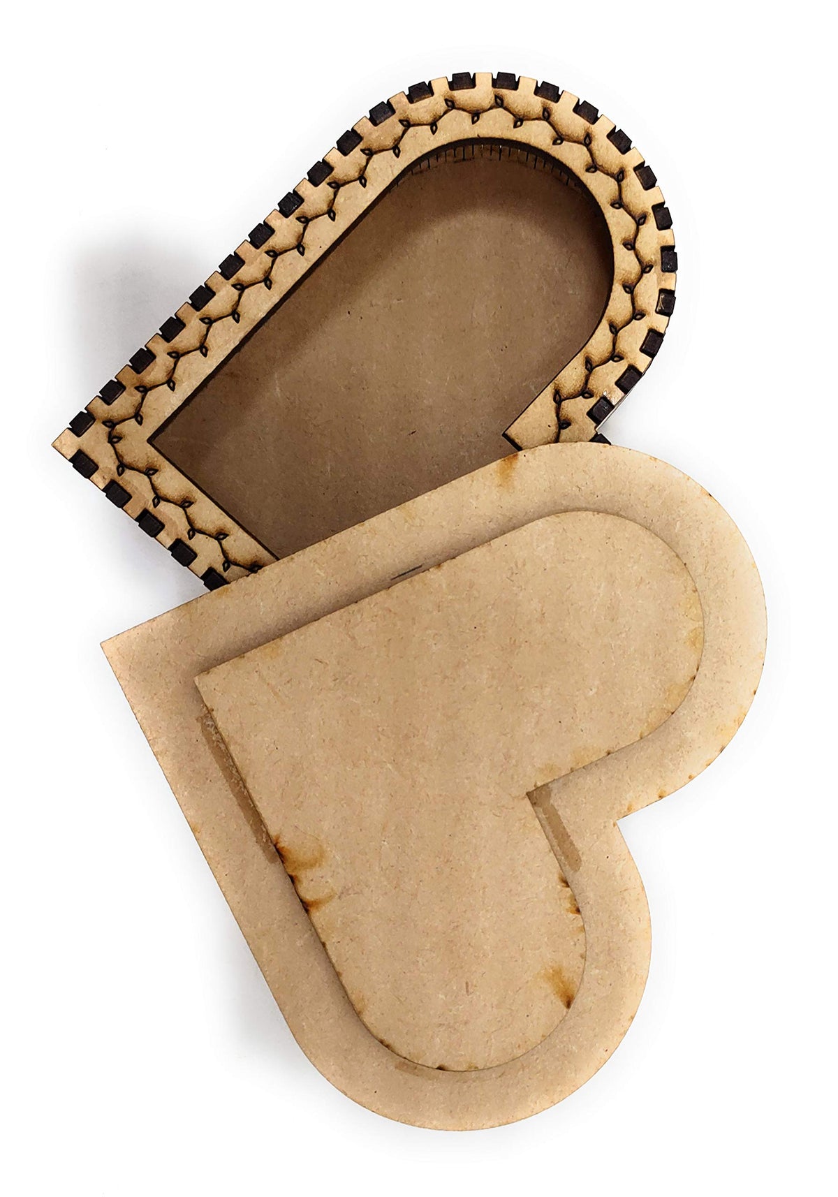 OiDelight Paintable Heart-Shaped Wooden Storage Box – 5 Inch (2)