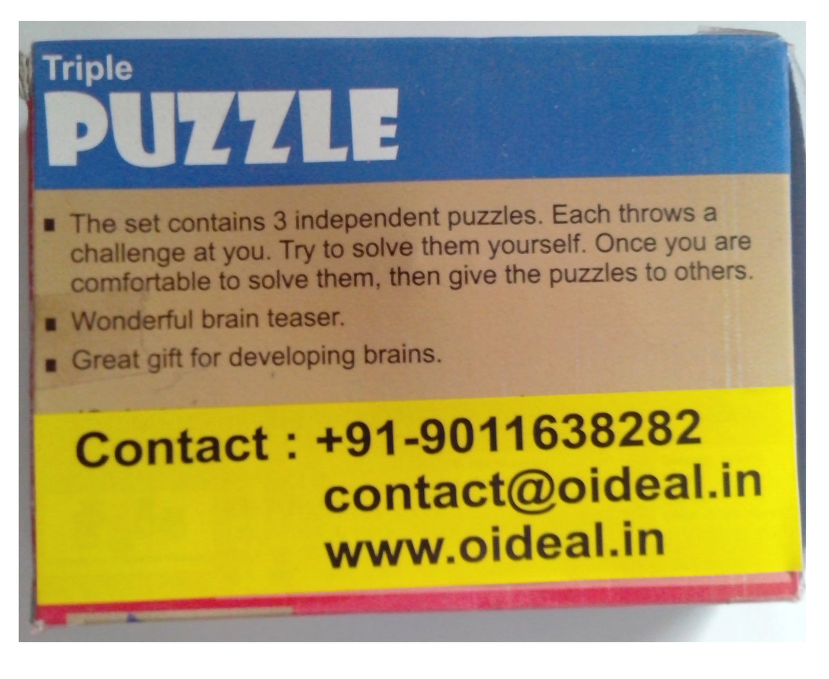 Triple Puzzle – Pack of 10