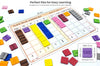StepsToDo Place Value Learning Kit with 120 Foam Tiles & Rewritable Mat | Whole Numbers & Decimal Place Value Teaching Aid | Build Numbers, Expanded Form, Comparison & Rounding | Math Manipulative